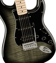 Load image into Gallery viewer, Squier Affinity Series® Stratocaster® FMT HSS, Maple Fingerboard, Black Pickguard, Black Burst