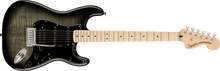 Load image into Gallery viewer, Squier Affinity Series® Stratocaster® FMT HSS, Maple Fingerboard, Black Pickguard, Black Burst