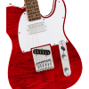 Load image into Gallery viewer, Squier Affinity Series® Telecaster® FMT SH, Laurel Fingerboard, White Pickguard, Crimson Red Transparent