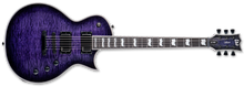 Load image into Gallery viewer, LTD EC-1000, Quilted Maple, See Through Purple Sunburst