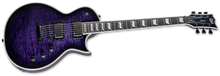 Load image into Gallery viewer, LTD EC-1000, Quilted Maple, See Through Purple Sunburst