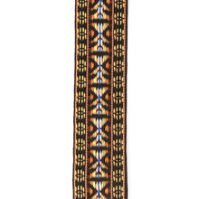 Load image into Gallery viewer, D'Addario Woven Banjo Strap, Hootenanny, Yellow and Brown