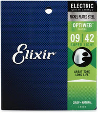 Load image into Gallery viewer, Elixir Optiweb Electric 9-42 Super Light
