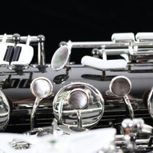 Load image into Gallery viewer, P Mauriat Baritone Saxophone 500BXSK - Black Nickel Body, Silver Plated Keys