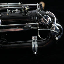 Load image into Gallery viewer, P Mauriat Baritone Saxophone 500BXSK - Black Nickel Body, Silver Plated Keys
