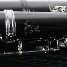 Load image into Gallery viewer, P Mauriat Baritone Saxophone 500BXSK - Black Nickel Body, Silver Plated Keys