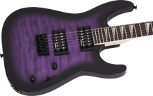 Load image into Gallery viewer, Jackson JS32Q Arch Top Dinky w/ Hardtail, Transparent Purple Burst
