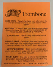 Load image into Gallery viewer, Trombone Care Kit