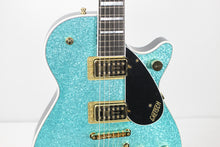 Load image into Gallery viewer, Gretsch G6229TG LTD Players Edition Sparkle Jet BT w/ Bigsby, Ocean Turquoise Sparkle