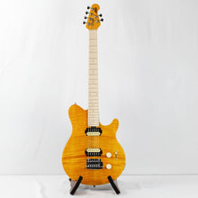 Load image into Gallery viewer, Sterling by Music Man Flamed Maple Axis, Transparent Gold