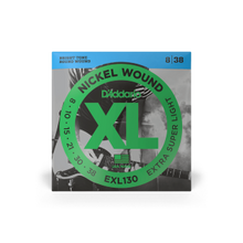 Load image into Gallery viewer, D'Addario EXL130 8-38 Extra Super Light Nickel Electric Guitar Strings