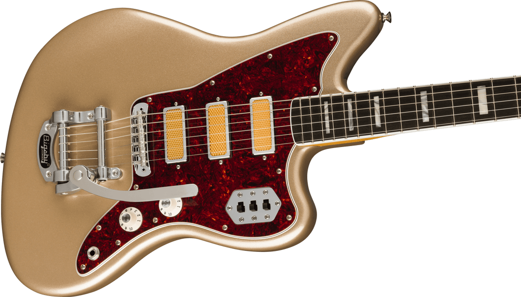 Fender Gold Foil Jazzmaster®, Ebony Fingerboard, Shoreline Gold