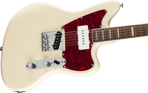 Squier Limited Edition Paranormal Offset Telecaster® SJ, Laurel Fingerboard, Tortoiseshell Pickguard, Olympic White