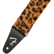 Fender Wild Animal Print Strap, Leopard, 2"