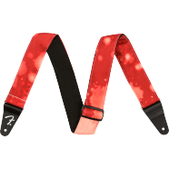 Fender Tie Dye Acid Wash Strap, Red, 2