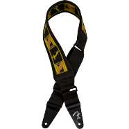 Load image into Gallery viewer, Fender Swell™ Neoprene Strap, Black/Yellow/Brown Mono, 2.5&quot;
