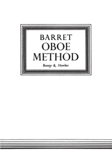 Barret Oboe Method - Boosey & Hawkes Chamber Music Softcover