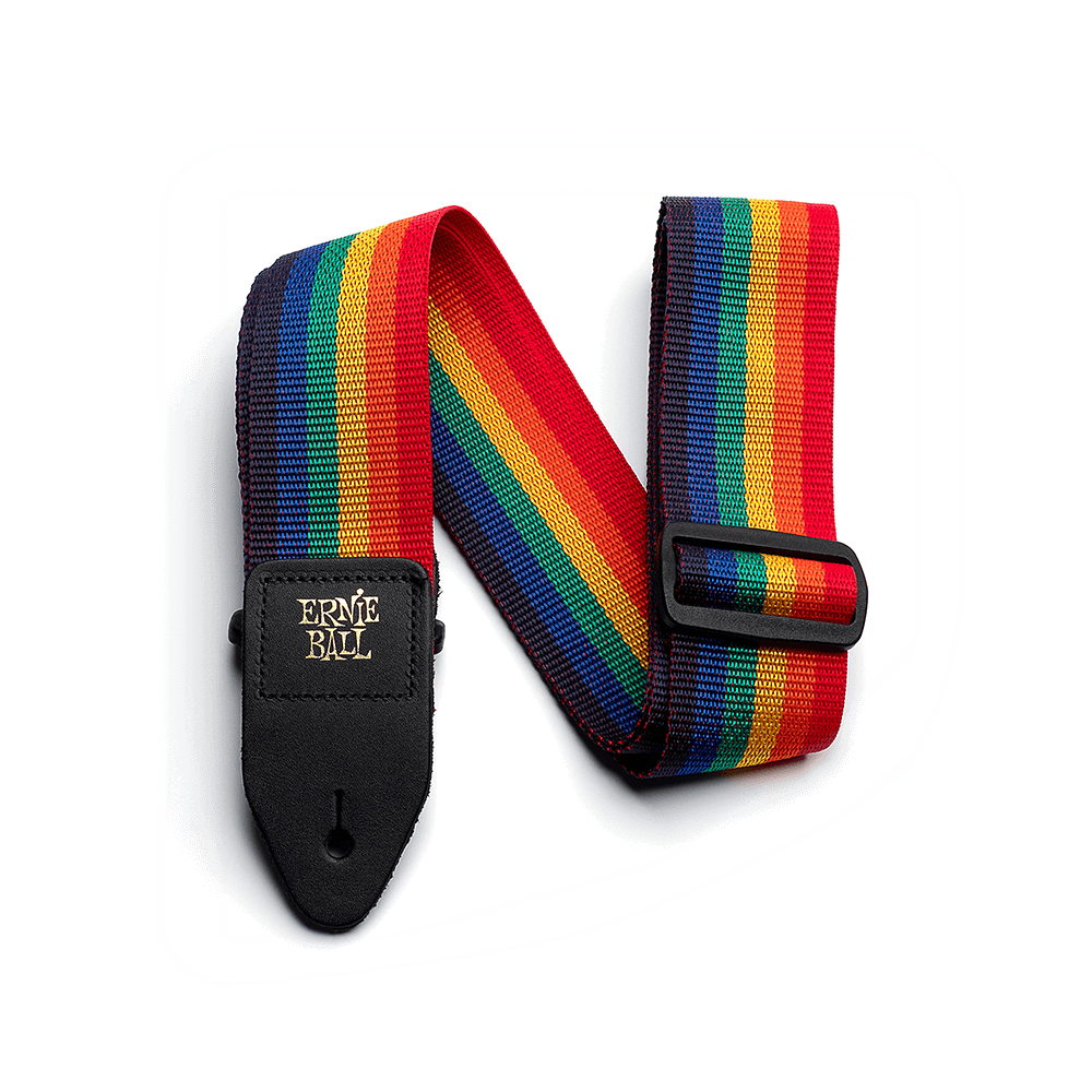 Polypro Guitar or Bass Stap - Rainbow
