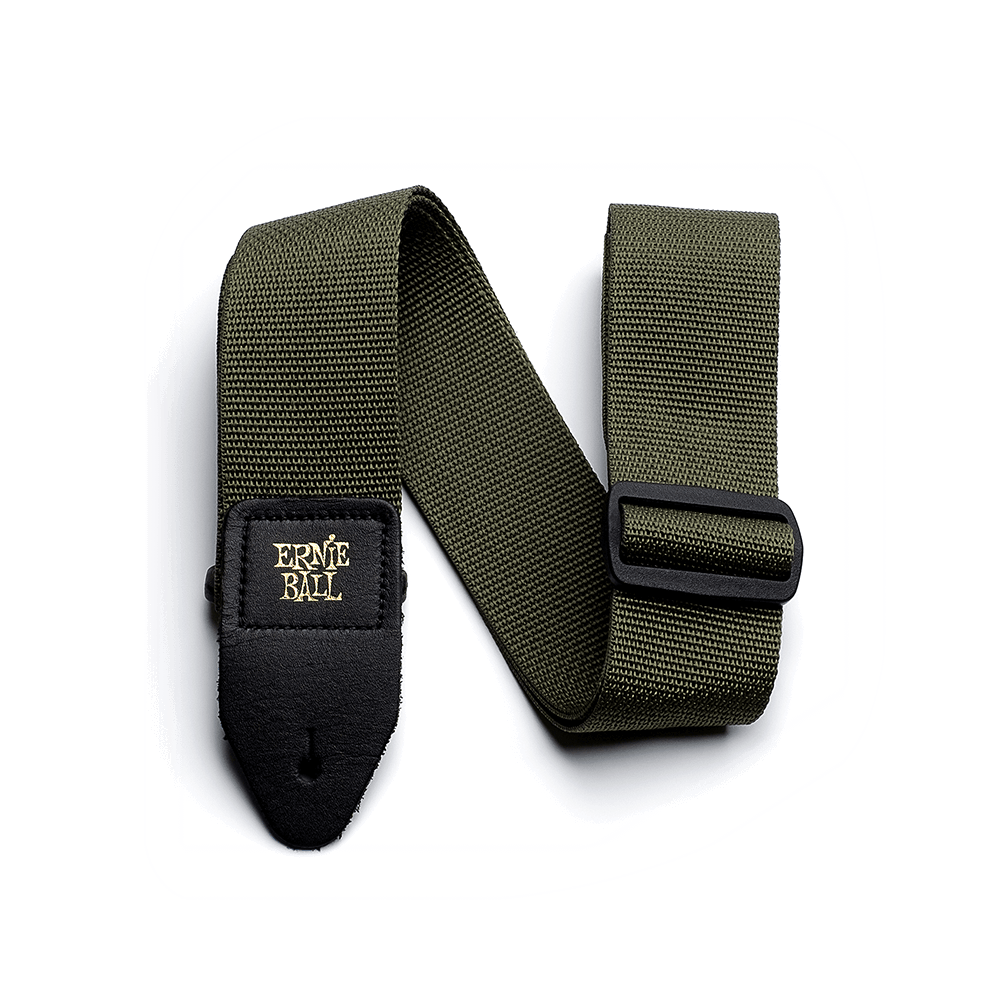 Ernie Ball Polypro Guitar Strap/Bass Strap - Olive