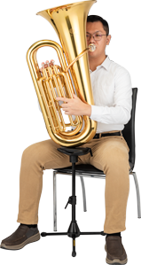 Hercules DS553B - Tuba/Euphonium Performer Stand