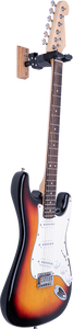 Hercules GSP38WB PLUS - Auto Grip System (AGS) Guitar Hanger, Wood Base, Short Arm