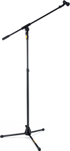 Load image into Gallery viewer, Hercules MS631B PLUS - Tripod Microphone Stand W/ BOom &amp; Mic Clip &amp; EZ Grip Height Adjustment
