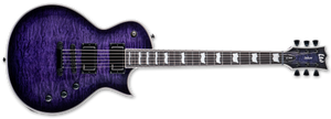 LTD EC-1000, Quilted Maple, See Through Purple Sunburst
