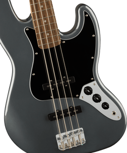 Squier Affinity Jazz Bass, Charcoal Frost Metallic