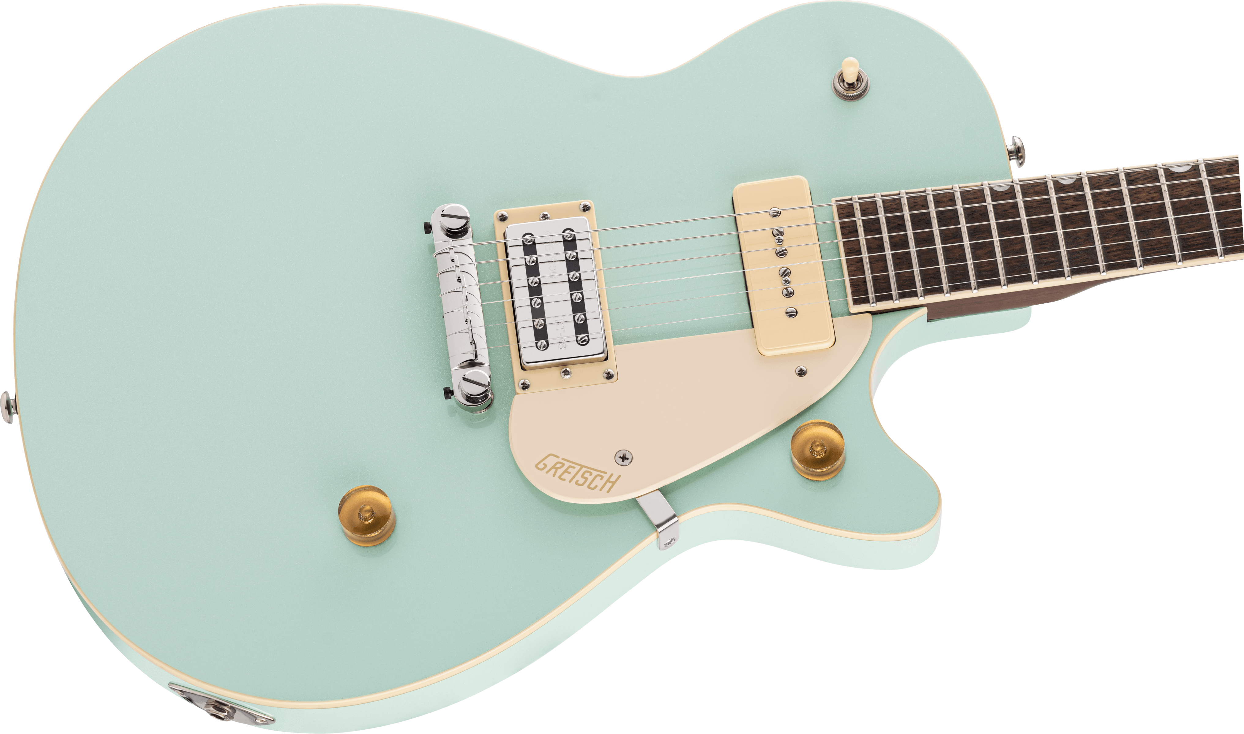 Gretsch G2215-P90 Streamliner Junior Jet Club, Mint Metallic