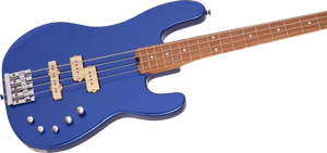 Charvel Pro-Mod San Dimas Bass PJ IV, Mystic Blue w/ Caramelized Maple Fretboard