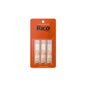 Rico Alto Saxophone Reeds, 3-Pack