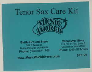 Tenor Sax Care Kit