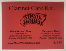 Load image into Gallery viewer, Clarinet Care Kit
