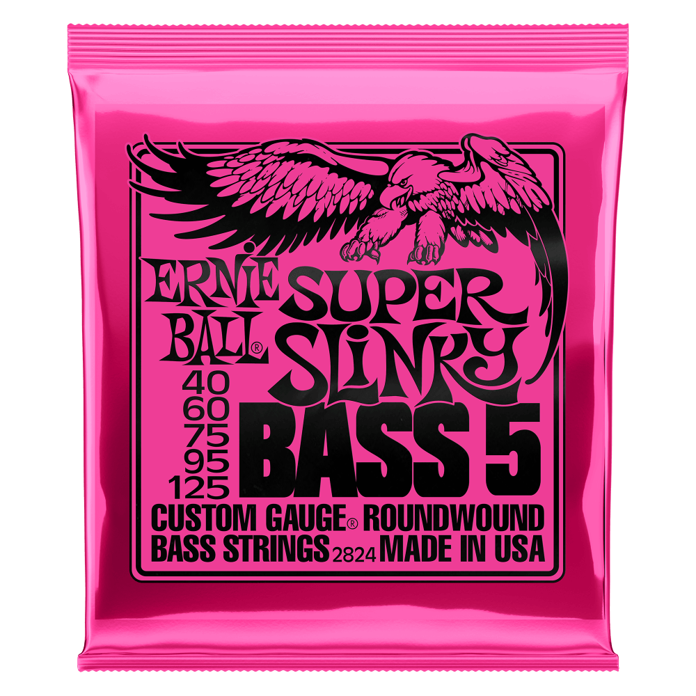 Ernie Ball Super Slinky Bass Strings, 5-String