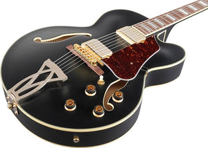 Ibanez AF75G Artcore Hollowbody Guitar, Flat Black