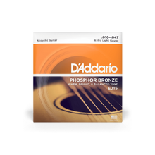 Load image into Gallery viewer, D&#39;Addario EJ15 Extra Light Acoustic Strings
