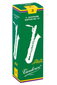 Vandoren Java Baritone Saxophone Reeds, Box of 5