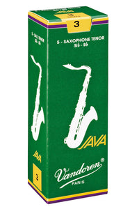 Vandoren Java Tenor Saxophone Reeds, Box of 5