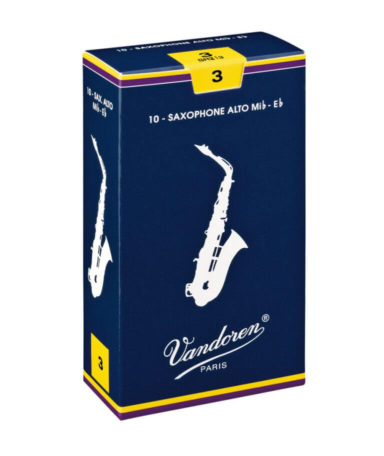 Vandoren Traditional Alto Saxophone Reeds, Box of 10