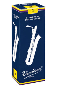 Vandoren Traditional Baritone Saxophone Reeds, Box of 5