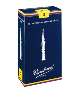 Vandoren Traditional Soprano Saxophone, Box of 10